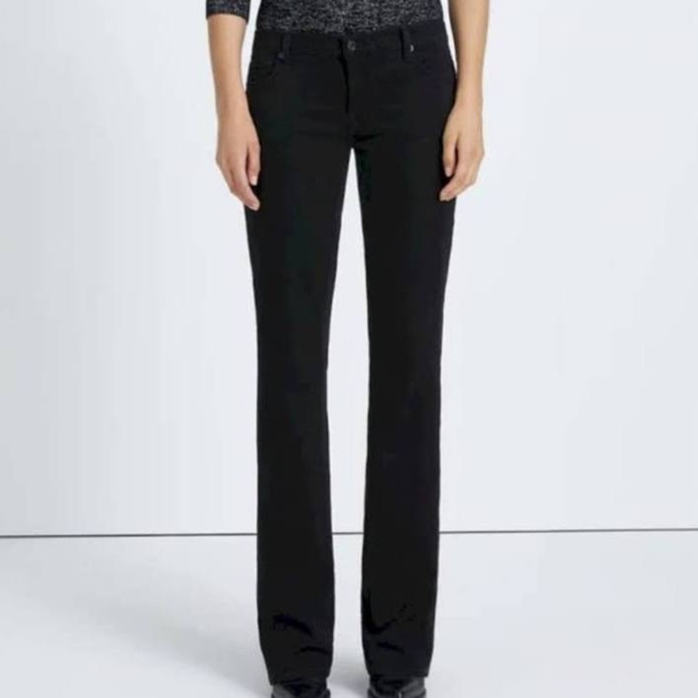Black Lowrise Bootcut Pants